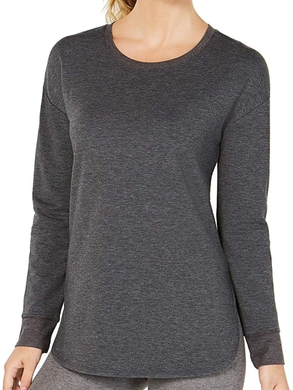 32 DEGREES Womens Activewear Fleece Athleisure T-Shirt